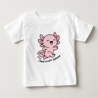 T-shirt Pour Bébé Cute Funny Axolotl Kids Apparel, Alotl Energy