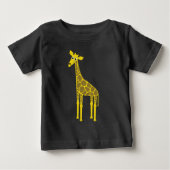 T-shirt Pour Bébé Cute Giraffe (Devant)