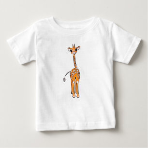 T-shirt Pour Bébé Cute Giraffe drawing, safari animals