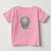 T-shirt Pour Bébé Cute Grey Kitten Onsie Corps bébé (Dos)