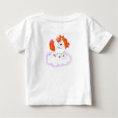 T-shirt Pour Bébé cute Happiness magic unicorn (Dos)