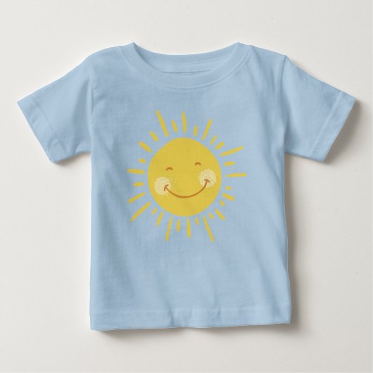 T-shirt Pour Bébé Cute Happy (Devant)
