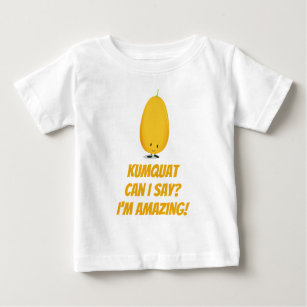 T-shirt Pour Bébé Cute Kumquat Pun Agrumes