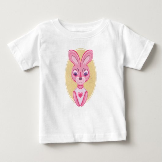 T-shirt Pour Bébé Cute little bunny girl (Devant)