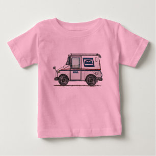 T-shirt Pour Bébé Cute Mail Truck