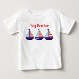 T-shirt Pour Bébé Cute Nautique Voilier Personnalisé Enfants