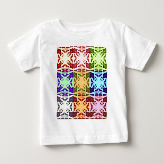 T-shirt Pour Bébé Cute Nice et beau Art Pop Africain Design Pint (Devant)