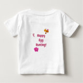 T-shirt Pour Bébé Cute Official Egg Hunter Easter Kids Name (Dos)