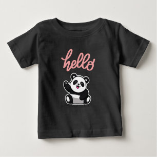 T-shirt Pour Bébé Cute panda