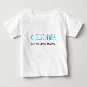 T-shirt Pour Bébé Cute Personnalisé Actuel Famille Favorite Garçon B