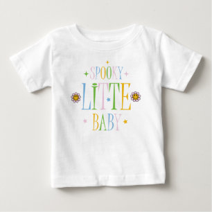 T-shirt Pour Bébé Cute Retro Éffrayant petit bébé Halloween