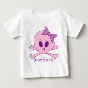 T-shirt Pour Bébé Cute Skull