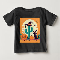 Cute, sud-ouest du désert d'Halloween/cactus