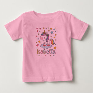 T-shirt Pour Bébé Cute Unicorn T-Shirt, Whimsical Unicorn Shirt for 