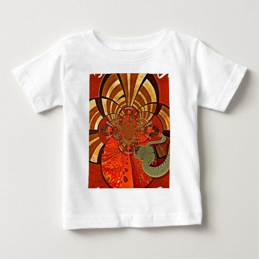 T-shirt Pour Bébé Cute unique Giraffe Animal Hakuna Matata Design (Devant)