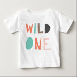 T-shirt Pour Bébé Cute Wild Un premier anniversaire Boho Tribal<br><div class="desc">Chemise Wild One Premier anniversaire</div>