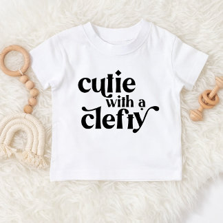T-shirt Pour Bébé Cutie avec un T-shirt bébé très propre