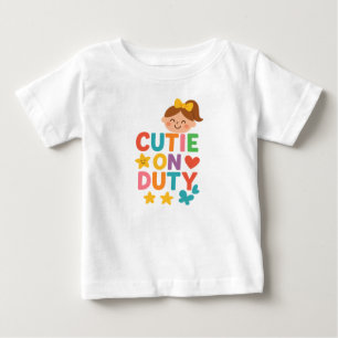 T-shirt Pour Bébé Cutie en service