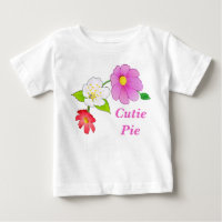 Cutie Pie T Chemises Floral Hawaïen Vêtements pour
