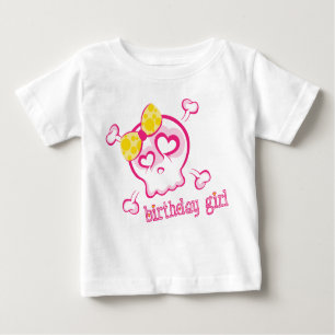 T-shirt Pour Bébé Cutsie Artistic Crull Girl Design d'anniversaire