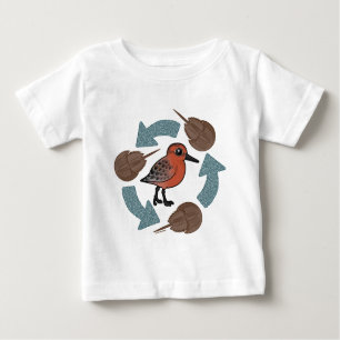 T-shirt Pour Bébé Cycle de Crabe-Noeud