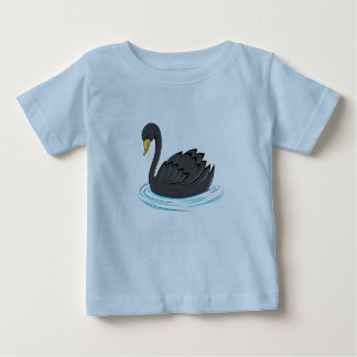 T-shirt Pour Bébé Cygne noir