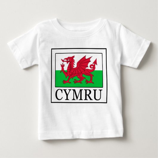 T-shirt Pour Bébé Cymru (Devant)