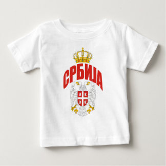 T-shirt Pour Bébé Cyrillique de la Serbie