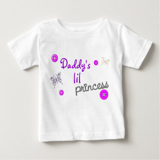 T-shirt Pour Bébé Daddy lil princess