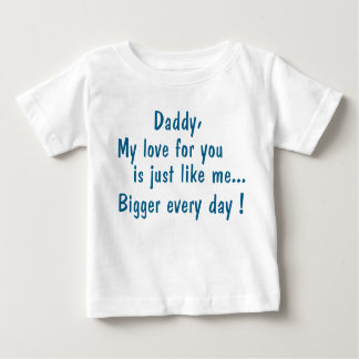 T-shirt Pour Bébé daddy my love sera you…