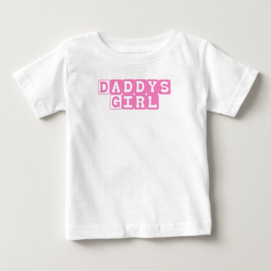 T-shirt Pour Bébé Daddys Girl (Devant)