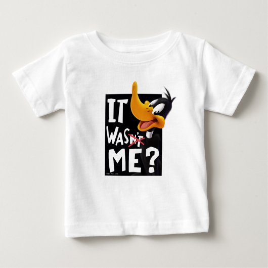 T-shirt Pour Bébé DAFFY DUCK™ - Ce n'était pas moi / était moi (Devant)