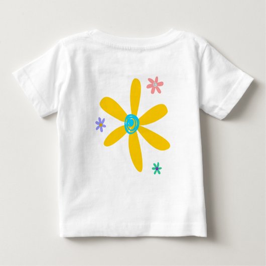 T-shirt Pour Bébé Daisy de Crazy (Dos)
