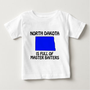 T-shirt Pour Bébé Dakota du Nord - Plein de Maîtres de l'Appât