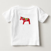 T-shirt Pour Bébé Dala Horse (Dos)