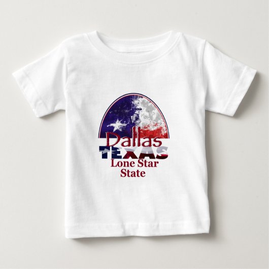 T-shirt Pour Bébé DALLAS Texas (Devant)