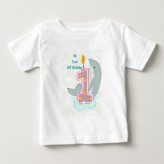 T-Shirt pour bébé d'anniversaire (Devant)