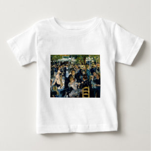 T-shirt Pour Bébé Danse au Moulin de la Galette par Renoir