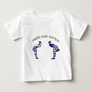 T-shirt Pour Bébé Danse de Highland écossaise Reel