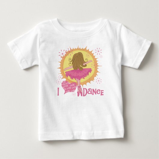 T-shirt Pour Bébé Danse de love (Devant)