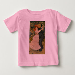 T-shirt Pour Bébé Danse de Pierre-Auguste Renoir à Bougival (1883)