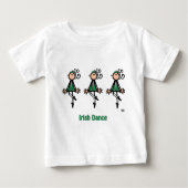 T-shirt Pour Bébé Danse d'Irlandais (Devant)