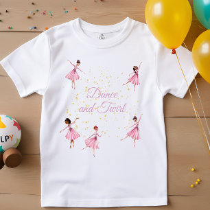 T-shirt Pour Bébé Danse et pirouette ballerine 