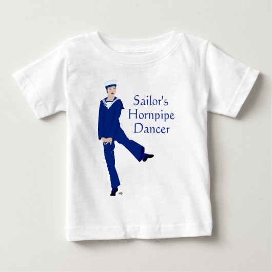 T-shirt Pour Bébé Danseur de cornemuse (Devant)
