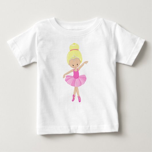 T-shirt Pour Bébé Danseuse, Danseuse de Ballet, Danseuse de Ballet,  (Devant)