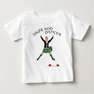 T-shirt Pour Bébé Danseuse des Highlands Danse de l'épée Ghillie Cal