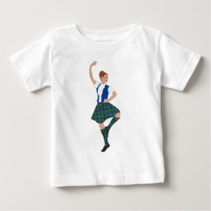 T-shirt Pour Bébé Danseuse des Highlands écossais - Black Watch