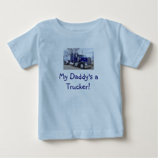 T-shirt Pour Bébé dantruck, un camionneur de mon papa !