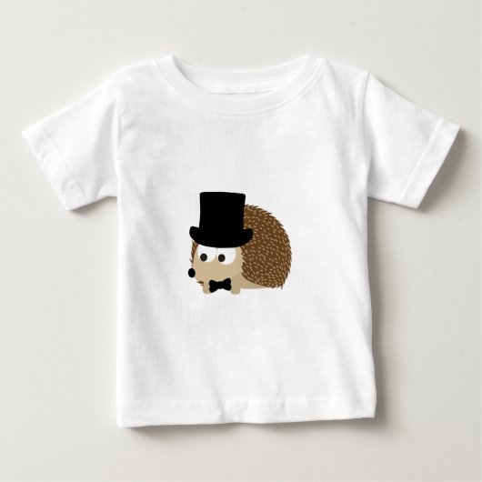 T-shirt Pour Bébé Dapper Hedgehog (Devant)