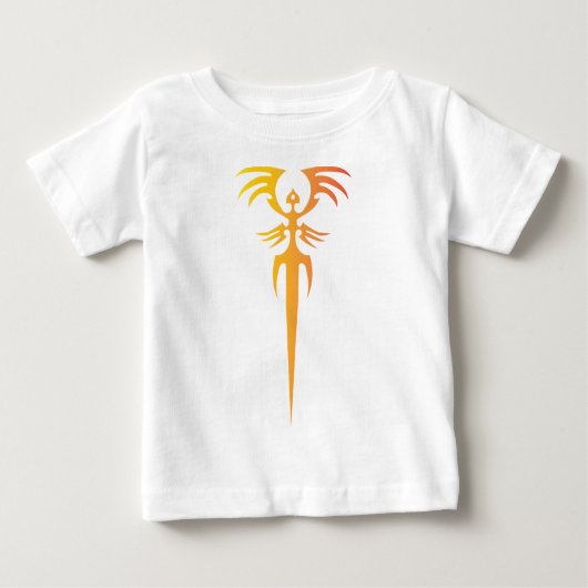 T-shirt Pour Bébé Dark Tribal Phoenix Emblem – Mythic Symbol (Devant)
